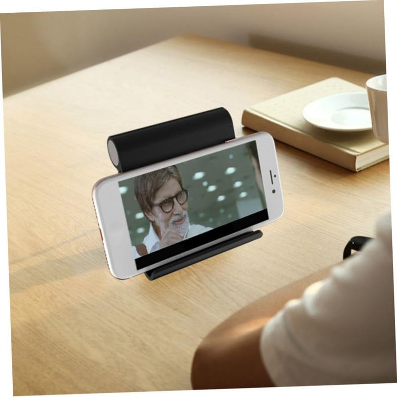 Tablet Desk Stand Rotatable Foldable Cell Phone Holder Phone Bed Stand Support Non-Slip Pad Fashion Cd Grain - Image 3