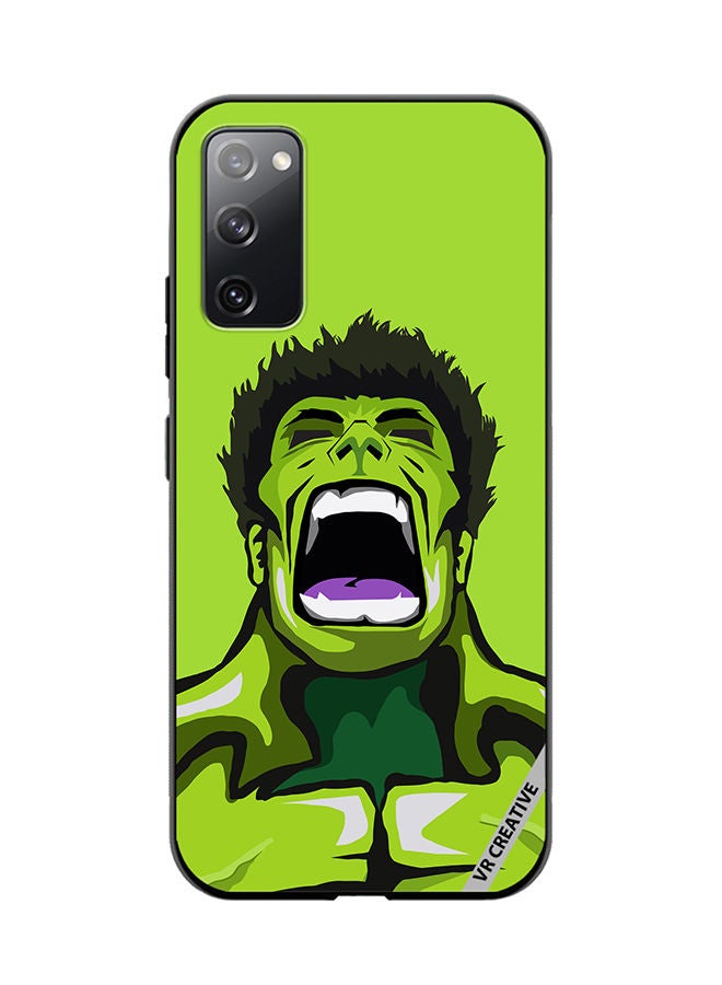 VR CREATIVE Protective Case Cover For Samsung Galaxy S20 FE 5G Hulk Design Multicolour - Image 1