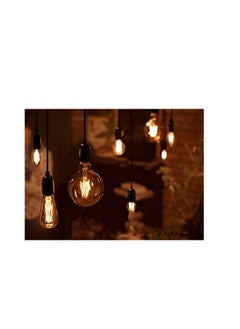 ESNCO E27 LED Bulbs Globe Vintage Filament Led Light Bulbs 8W 850LM(Equal. 75W) G95 No Flicker Edison Screw LED Bulbs, 2700K,Non-dimmable, 2 Packs(G95-E27)  - Image 4