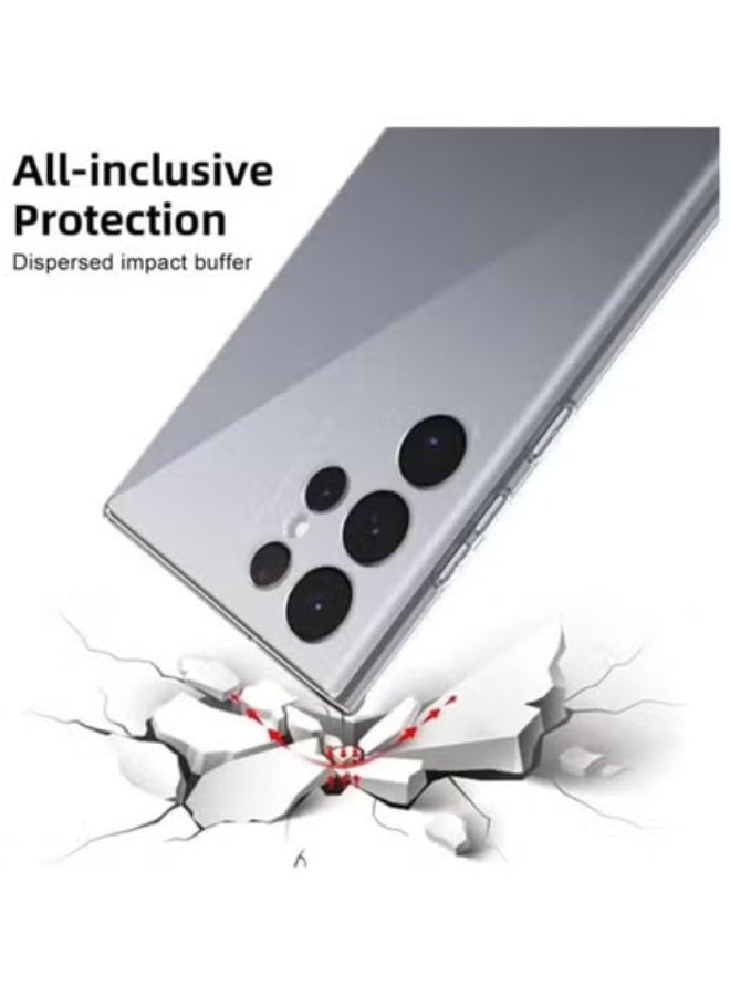JAJEEK Crystal Clear Soft TPU Case for Samsung Galaxy S24 Ultra – Slim Shockproof Transparent Back Cover with Anti-Yellowing, Scratch Protection, Flexible Silicone Shell with Precise Cutouts for Buttons & Camera – Lightweight, Durable Fit - Image 4