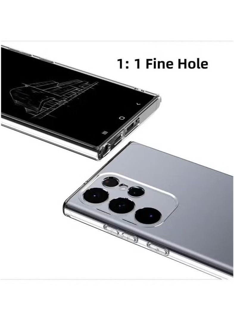 JAJEEK Crystal Clear Soft TPU Case for Samsung Galaxy S24 Ultra – Slim Shockproof Transparent Back Cover with Anti-Yellowing, Scratch Protection, Flexible Silicone Shell with Precise Cutouts for Buttons & Camera – Lightweight, Durable Fit - Image 3