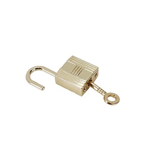 Pastlla 4 Pcs Mini Padlock Metal Padlock Mini Small Lock Luggage, Backpack, Diary, Bag，Jewelry Box Lock with Key，Golden - Image 4