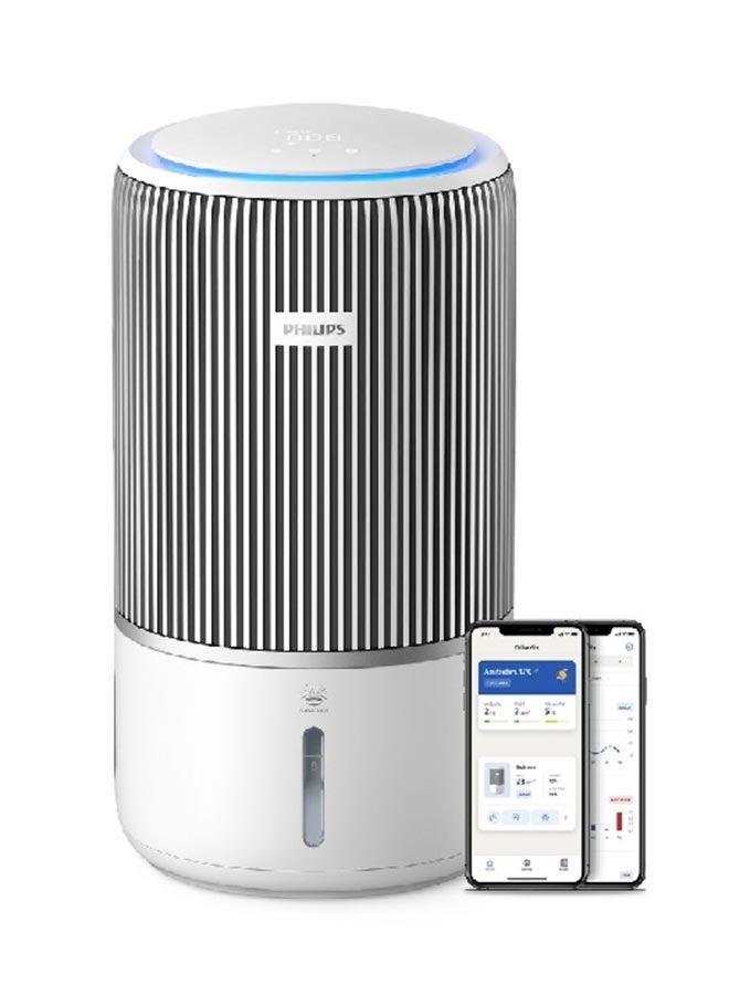 Philips Smart 2-in-1 PureProtect Water 3400 Series Air Purifier and Humidifier AC3420/10 White - Image 1