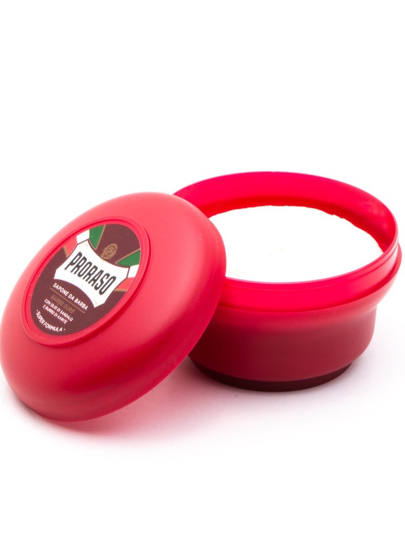 proraso صابون الحلاقة، زيت الصندل وزبدة الشيا 150 مل - Image 3