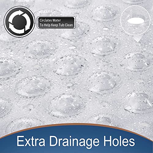 TAGPR Door mat Bathroom mats Anti Slip for Entrance Floor Foot Skid Bathtub Bath Shower Suction Cups (Design 7 | 100 X 40) - Image 4