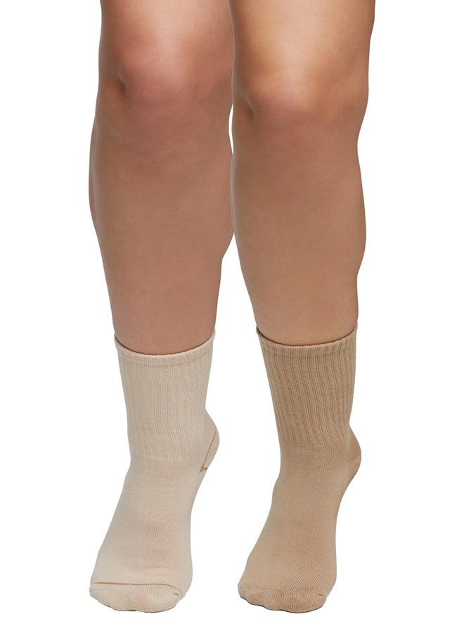 ويلدفوكس جوارب كارلا النسائية من وايلدفوكس، جوارب بيلاتس قصيرة للكاحل، مزودة بقبضة مانعة للانزلاق، عبوة من قطعتين، لون بخور/ورق البرشمان - Image 1