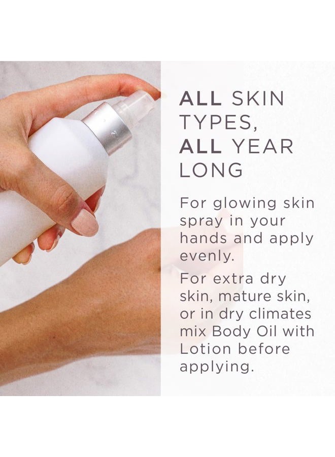 zents Luminous Cashmere Body Oil (Petal Fragrance) | Moisturizing Body Oil with Vitamin E & Organic Coconut Oil | Softens & Smooths Skin | 8 fl oz - Image 5