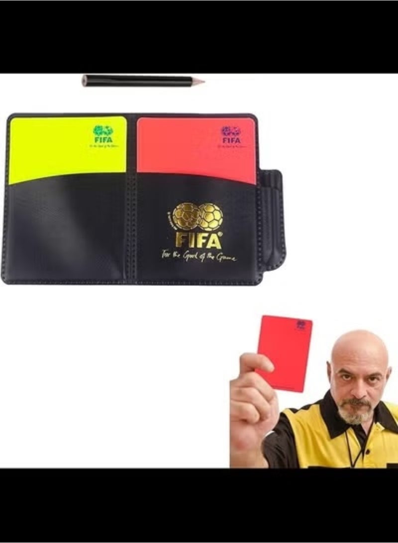 Referee Set, Referee Cards, Football Referee Card Set, Sports Referee Set, Sports Football Referee Cards Set for Football Game, Trainer Referee, Choose Mark Teacher - Image 1