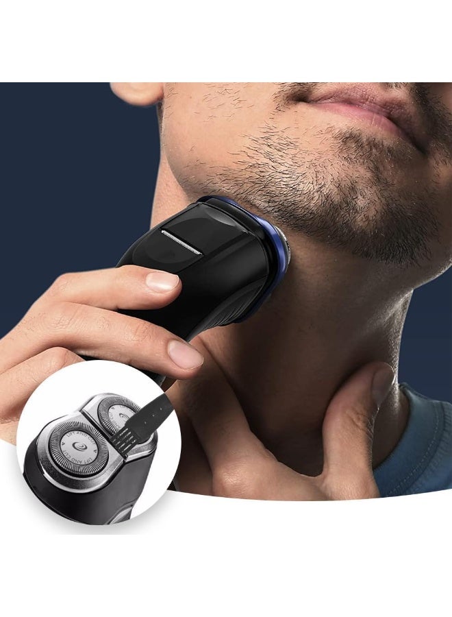 10 قطع من فرشاة تنظيف ماكينة الحلاقة، فرشاة تنظيف ماكينة قص الشعر ذات الطرفين، فرشاة تنظيف الحلاقة البديلة لإزالة حطام اللحية والغبار - Image 2