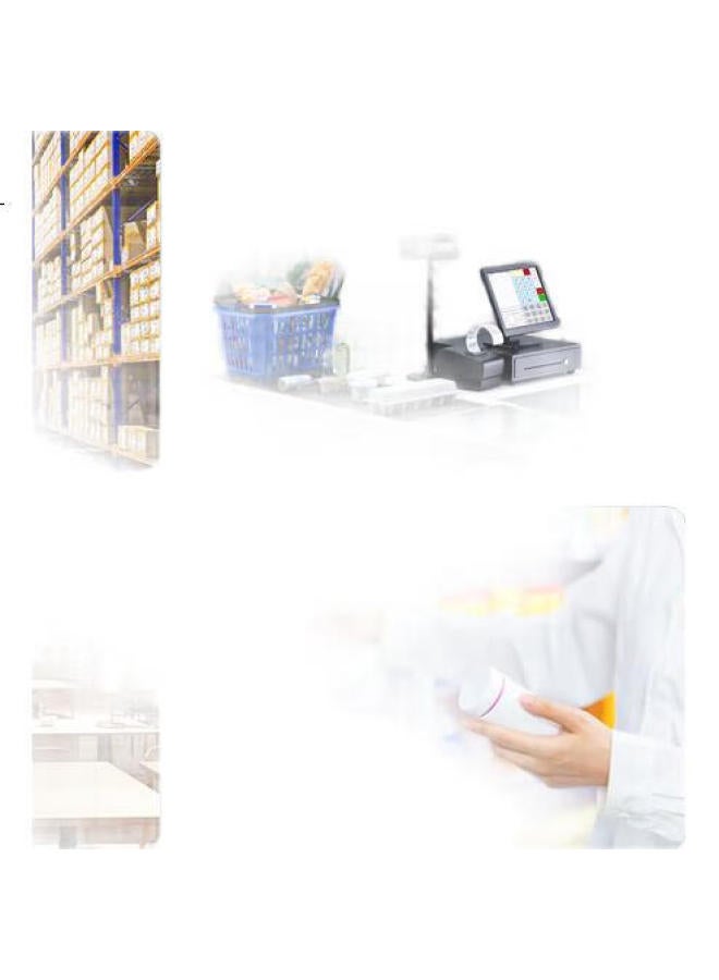 Newland Oy20-Rf Wireless 1D/2D Red Light Barcode Scanner For Convenience Stores, Shops, Supermarkets, Cashier Payment Scanning, Suitable For Store Mobile Phone Scanning Payment Screens And Scanning - Image 2