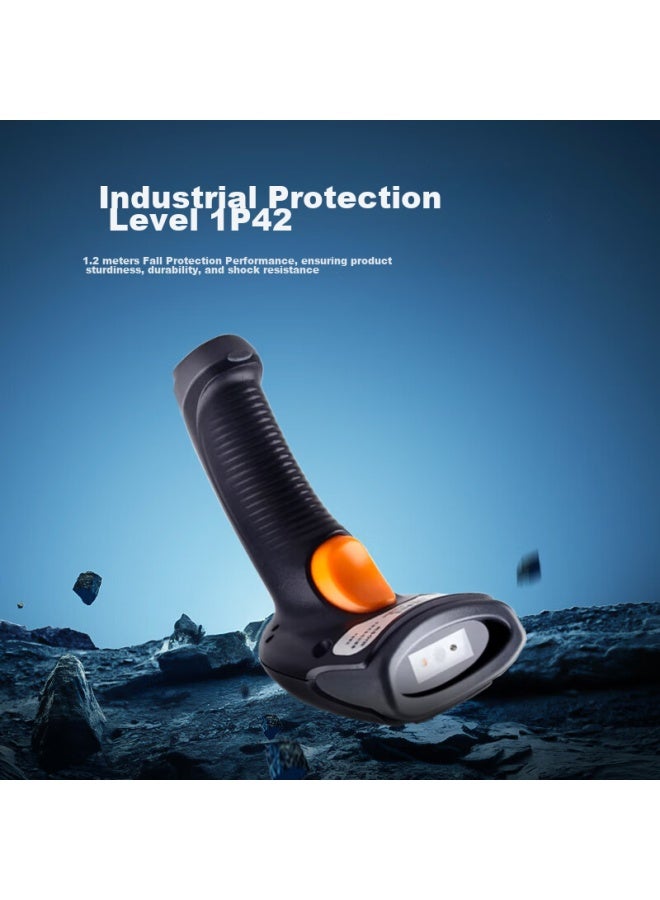 Newland Oy20-rf Wireless 1d/2d Red Light Barcode Scanner For Convenience Stores, Shops, Supermarkets, Cashier Payment Scanning, Suitable For Store Mobile Phone Scanning Payment Screens And Scanning - Image 4