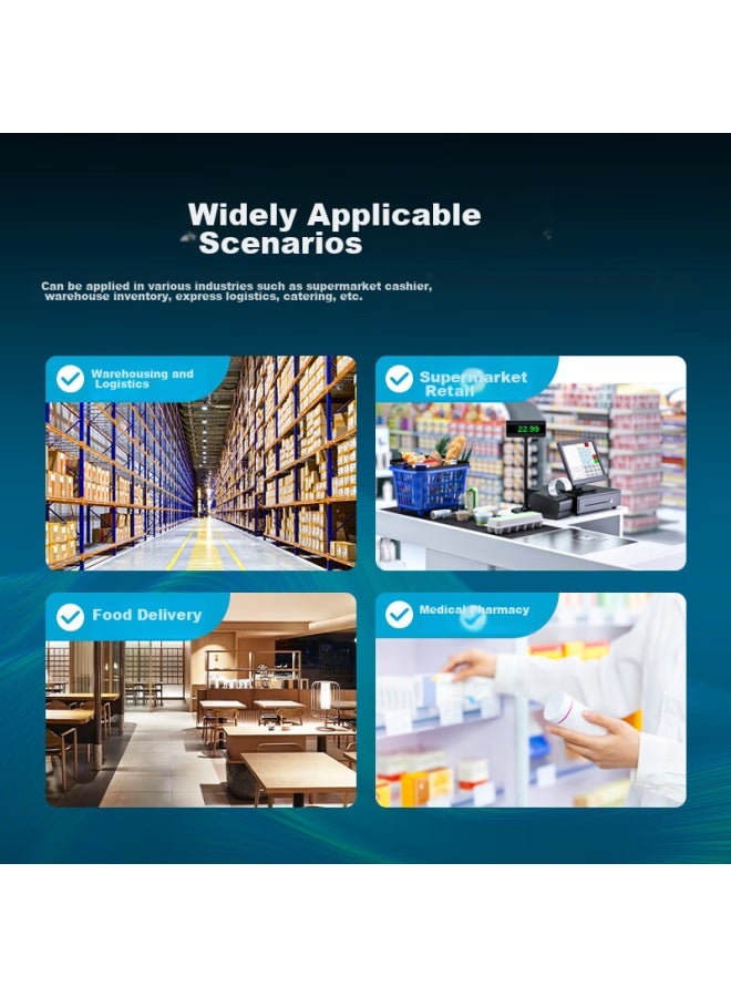 Newland Oy20-rf Wireless 1d/2d Red Light Barcode Scanner For Convenience Stores, Shops, Supermarkets, Cashier Payment Scanning, Suitable For Store Mobile Phone Scanning Payment Screens And Scanning - Image 2