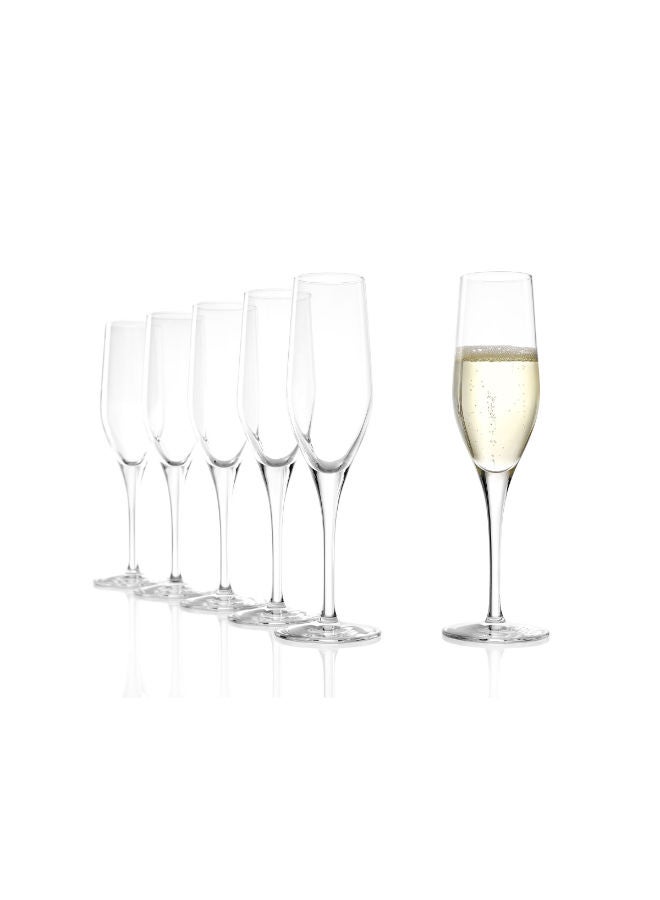 Stolzle Exquisit Champagne Flute Glass 175 ml- Set of 2 - Image 4