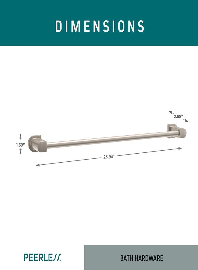 Peerless PA619-24BN Xander 24 inch Towel Bar, SpotShield Brushed Nickel - Image 3