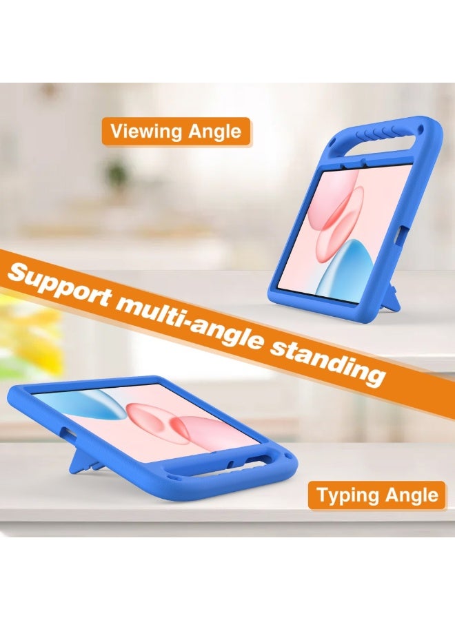 Cover for Honor Pad 10 12.1 Inch Released 2025 Tablet Case for Kids - Durable Lightweight EVA Shockproof Protective Handle Stand Cover Compatible with Honor Pad 10 12.1" (Blue) - Image 2