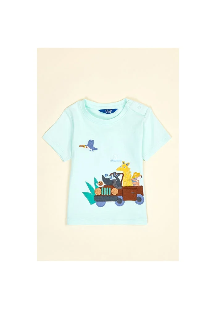 R&b Printed T-Shirt and Shorts Set