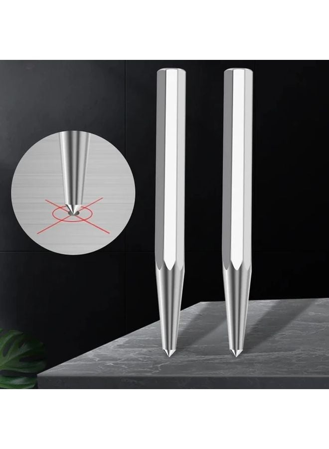 2pcs Octagonal Center Punch Locator High Hardness Metal Drilling Mark Tool - Image 5