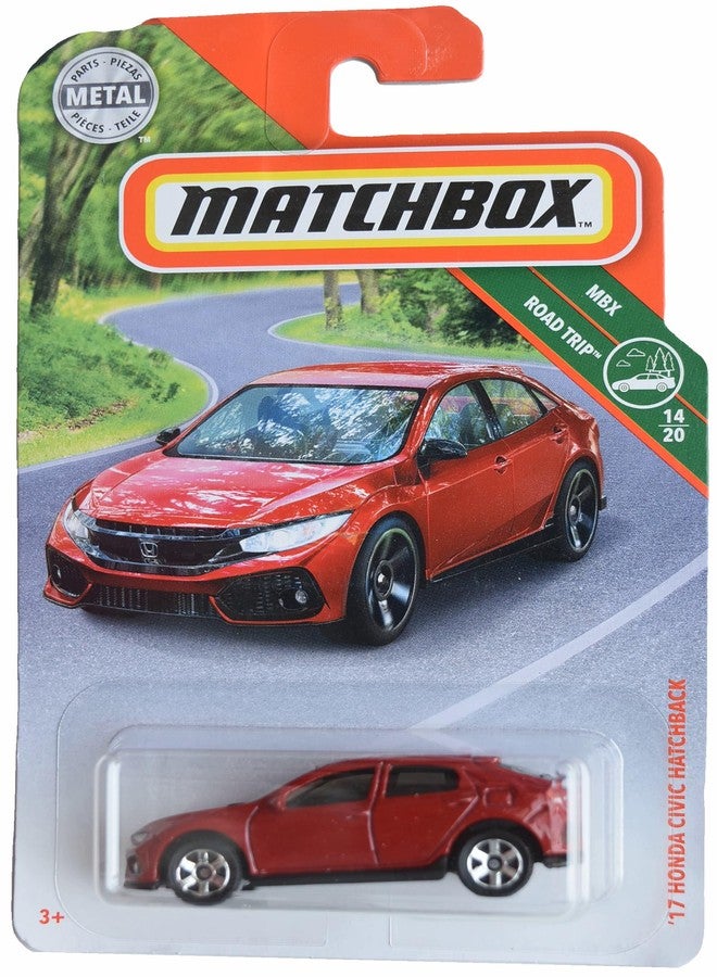 Matchbox '17 Honda Civic Hatchback, Road Trip 14/20 [red]