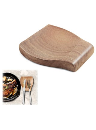 Wooden Spoon Rest For Kitchen Counter, 4.7×4.5 Inch, Natural Acacia Wood Spoon Holder For Stove Top or Counter Top, Great for Placing Kitchen Utensils, Ladle, cooking spoons, Spatula, Tongs & More - pzsku/Z1BDEE69BF3C54A5CD7F2Z/45/_/1722245777/40947e08-3d34-454c-8012-553d45a44fed