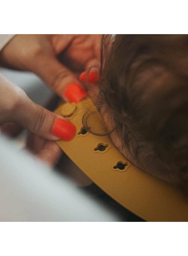 Moonkie Silicone Baby Bibs Set of 2 - Frosted Mint/Celadon Green - Image 4