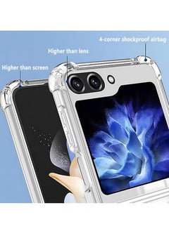 Houmt Samsung Galaxy Z Flip 6 Case Cover Compatible with MagSafe Transparent Shockproof Protection Yellowing Resistant Magnetic Phone Case for Galaxy Z Flip 6 5G  - Image 3