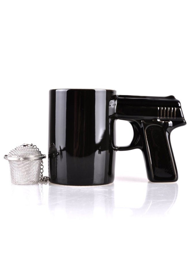 UCEC Ceramic Coffee Mug Distinctive Gun-Inspired, Perfect Gun Mug for Men, Unique Father's Day Idea Novelty Coffee Mug - Image 1