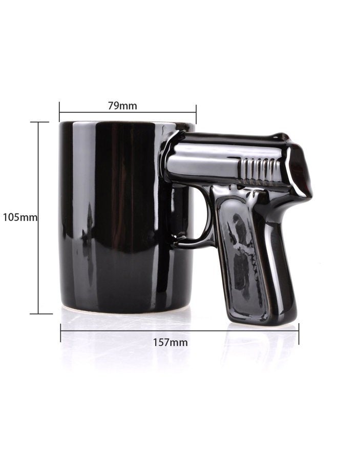 UCEC Ceramic Coffee Mug Distinctive Gun-Inspired, Perfect Gun Mug for Men, Unique Father's Day Idea Novelty Coffee Mug - Image 2