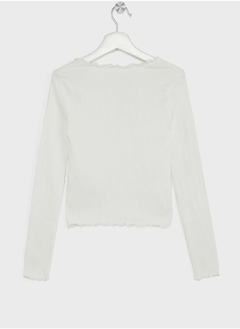 H&M Youth Crinkle Top