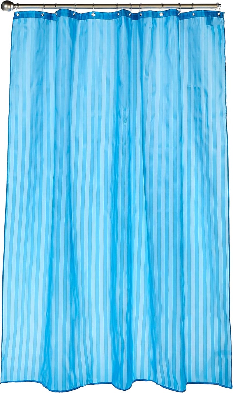 HomePro Home Pro Polyester Shower Curtain, 180 cm Size, Light Blue - Image 1