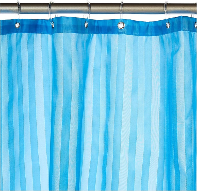 HomePro Home Pro Polyester Shower Curtain, 180 cm Size, Light Blue - Image 2