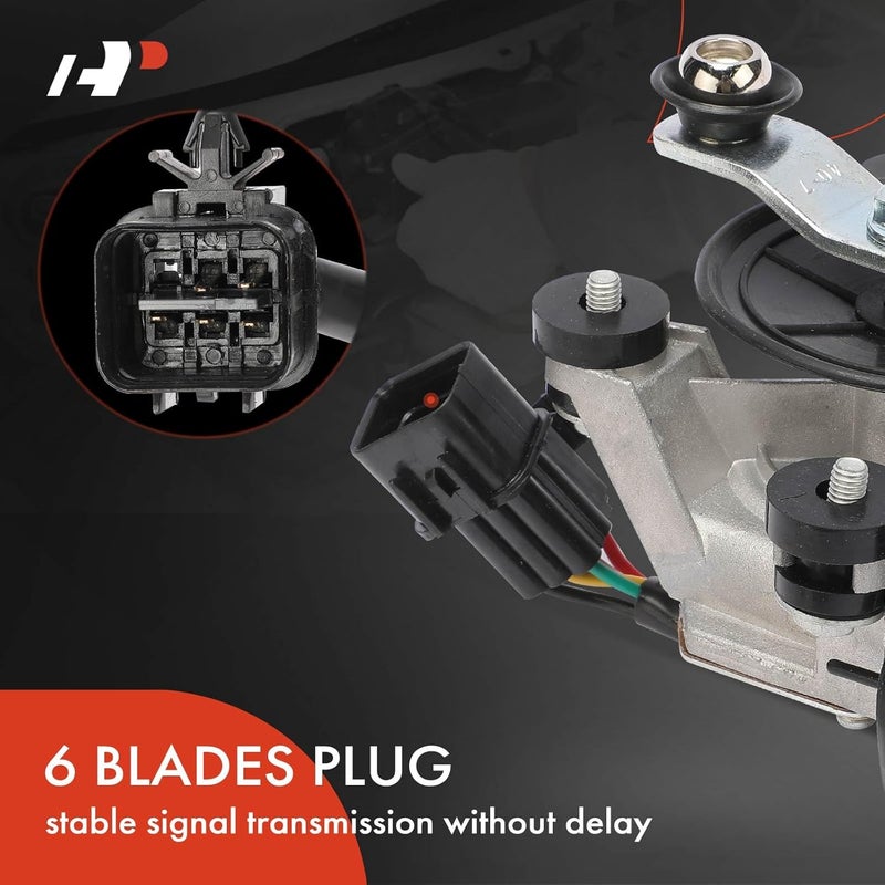 A-Premium Windshield Wiper Motor Front Replacement for Dodge Hyundai Verna Accent Elantra Tiburon 1996-2005 - Image 5