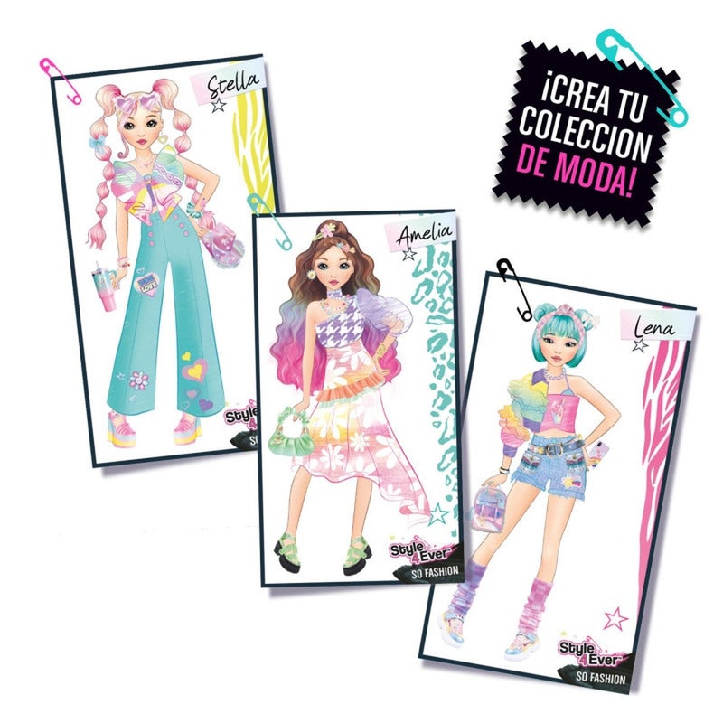 Canal Toys - Style 4 Ever Fashion Designer Light-Up Pad - OFG320 - Image 4