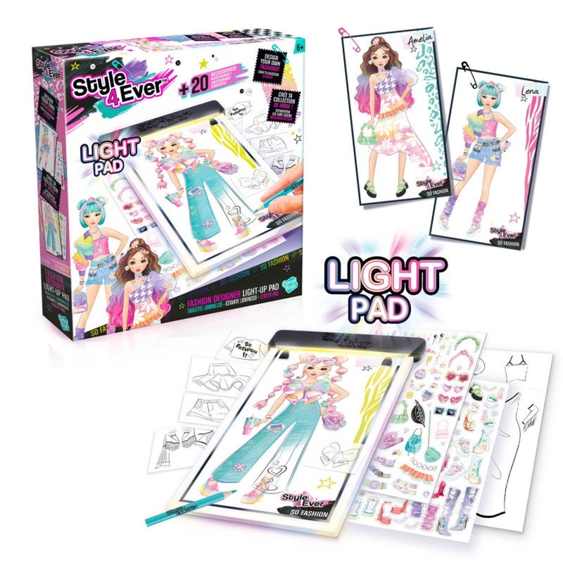 Canal Toys - Style 4 Ever Fashion Designer Light-Up Pad - OFG320 - Image 1