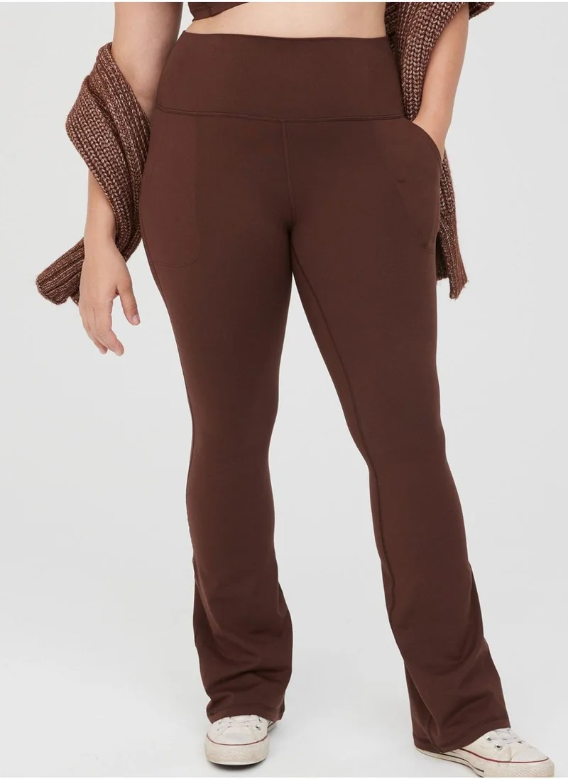 Aerie High Waist Flared Leggings