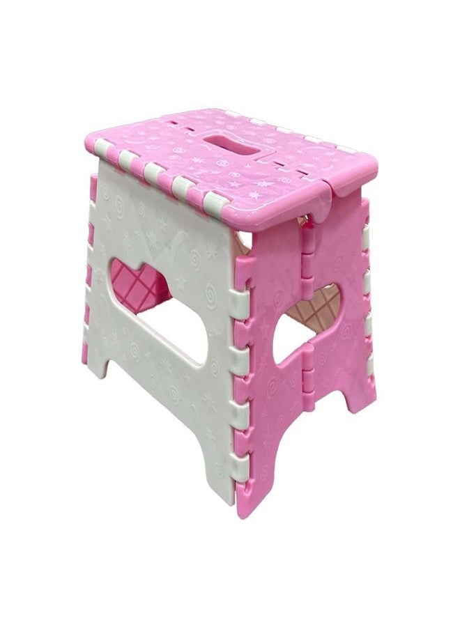 RIDHMIN Folding Step Stool for Kids (Multi Colour) Baby Stool Non-Slip Folding Stools with Portable Handle, Compact Plastic Foldable Step Stool for Bathroom,Bedroom, Kitchen - Image 1