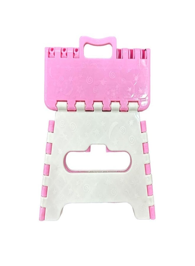 RIDHMIN Folding Step Stool for Kids (Multi Colour) Baby Stool Non-Slip Folding Stools with Portable Handle, Compact Plastic Foldable Step Stool for Bathroom,Bedroom, Kitchen - Image 5