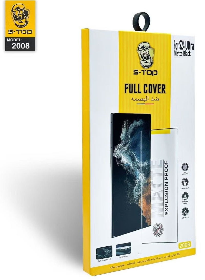 S-TOP Complete Protection for Your Galaxy S24 Ultra with Nano Anti-Fingerprint Screen Protector - Image 2