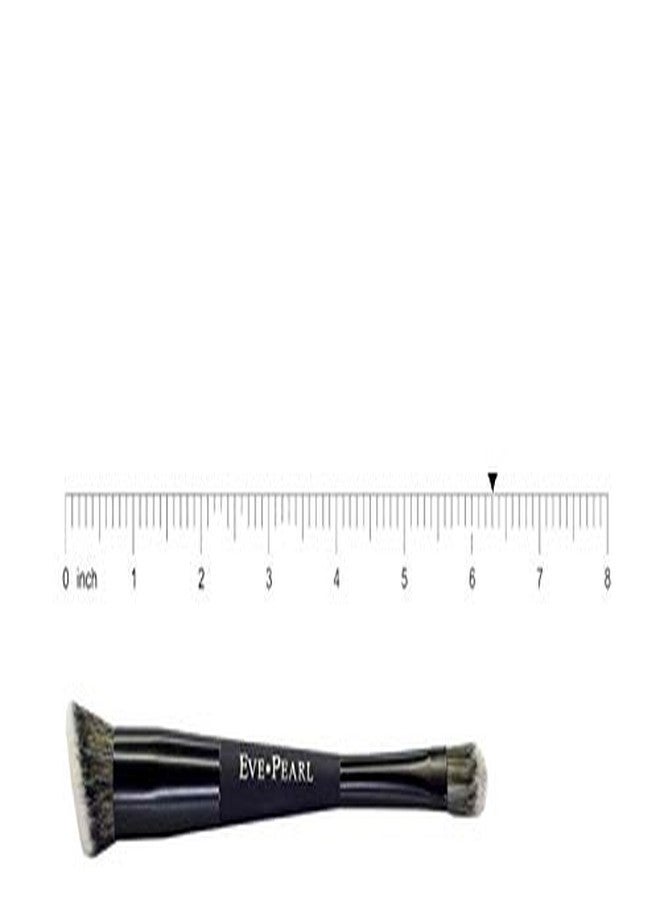 EVE PEARL Dual Ended Brush Contour Concealer Blender Fan Liner Highlighter Brow Cruelty Free Hypoallergenic Easy Blending Makeup Brushes (B202 Concealer Blender) - Image 2