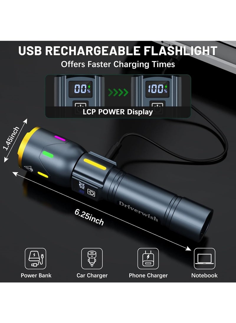 Aluminum Alloy Strong Light Flashlight