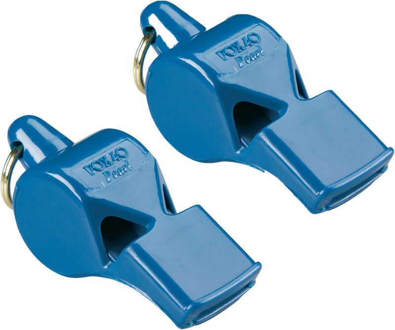 FOX40 Fox 40 Pearl Sports and Safety Loud Marine Whistle Blue 2 Pack - Image 1