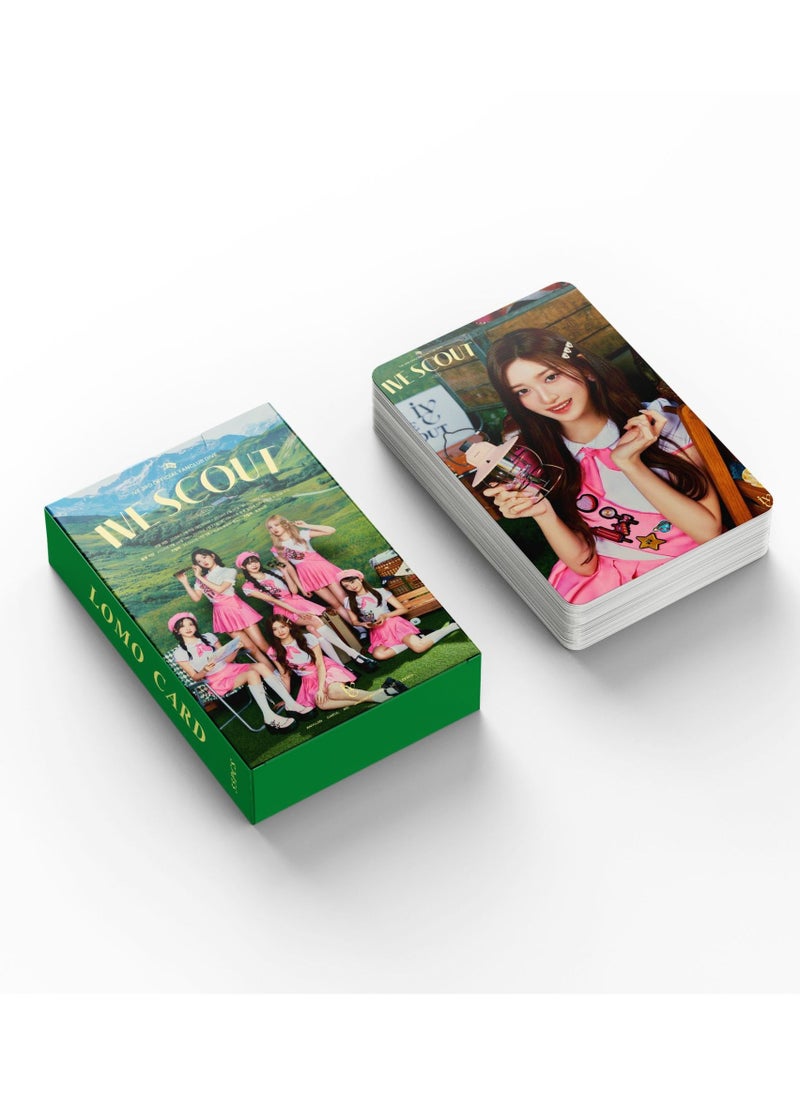 EHOME - 55Pcs IVE 3rd OFFICIAL FAN CLUB DIVE' [IVE SCOUT] Lomo Card - Image 1