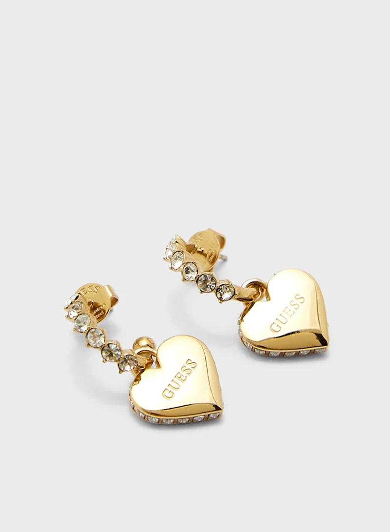 GUESS Mini Hoops & Hearts Earrings