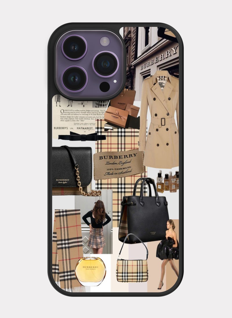 PXLAAT iPhone 14 Pro Max case cover Burberry - Image 1
