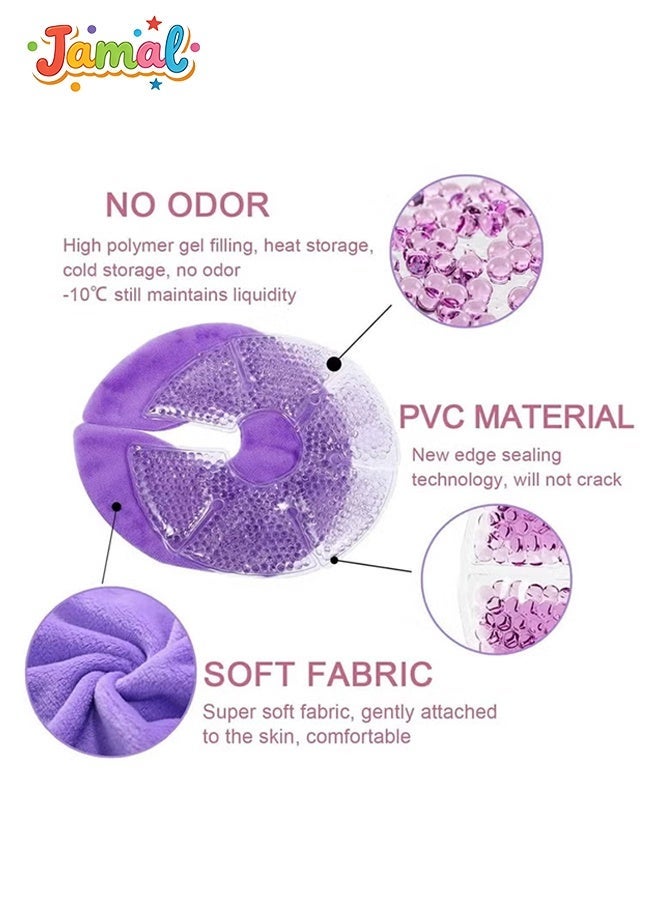 Jamal Breast Therapy Pads – Hot & Cold Gel Pads with 2 Soft Covers, Postpartum Essentials for Breastfeeding, Mastitis, Engorgement & Nipple Pain Relief, 2-Pack - Image 4