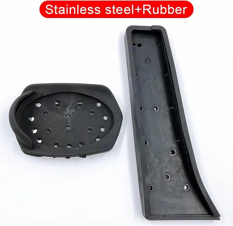 Wivplex Stainless Steel Car Foot Pedal Pad Set for BMW - Image 2