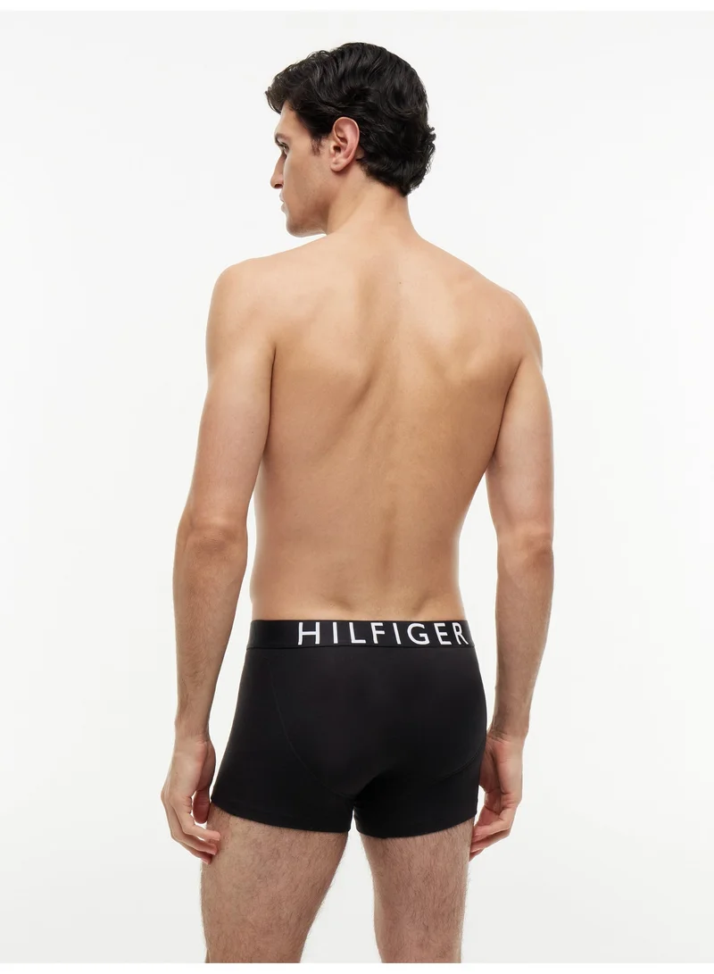 Tommy Hilfiger Black/Black/Black 3 Pack Cotton Stretch Trunks for Men | Best Price UAE