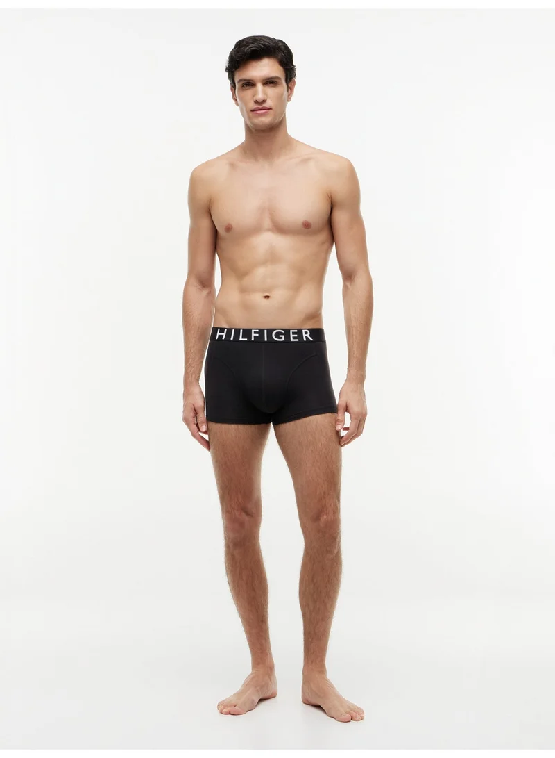 Tommy Hilfiger Black/Black/Black 3 Pack Cotton Stretch Trunks for Men | Best Price UAE