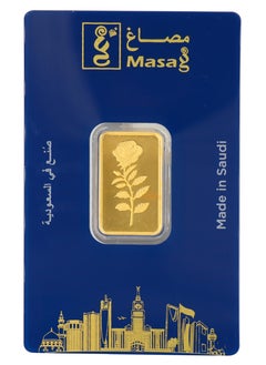 Masag Gold Bar 24K weighing 10g  - Image 1