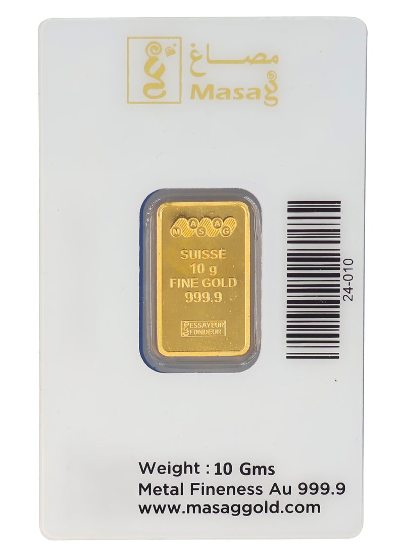 Gold Bar 24K weighing 10g - pzsku/Z1BE01C8548555519A2B4Z/45/_/1737712669/a7ddbbe5-21e4-4f24-b5ed-b348c5bf331a