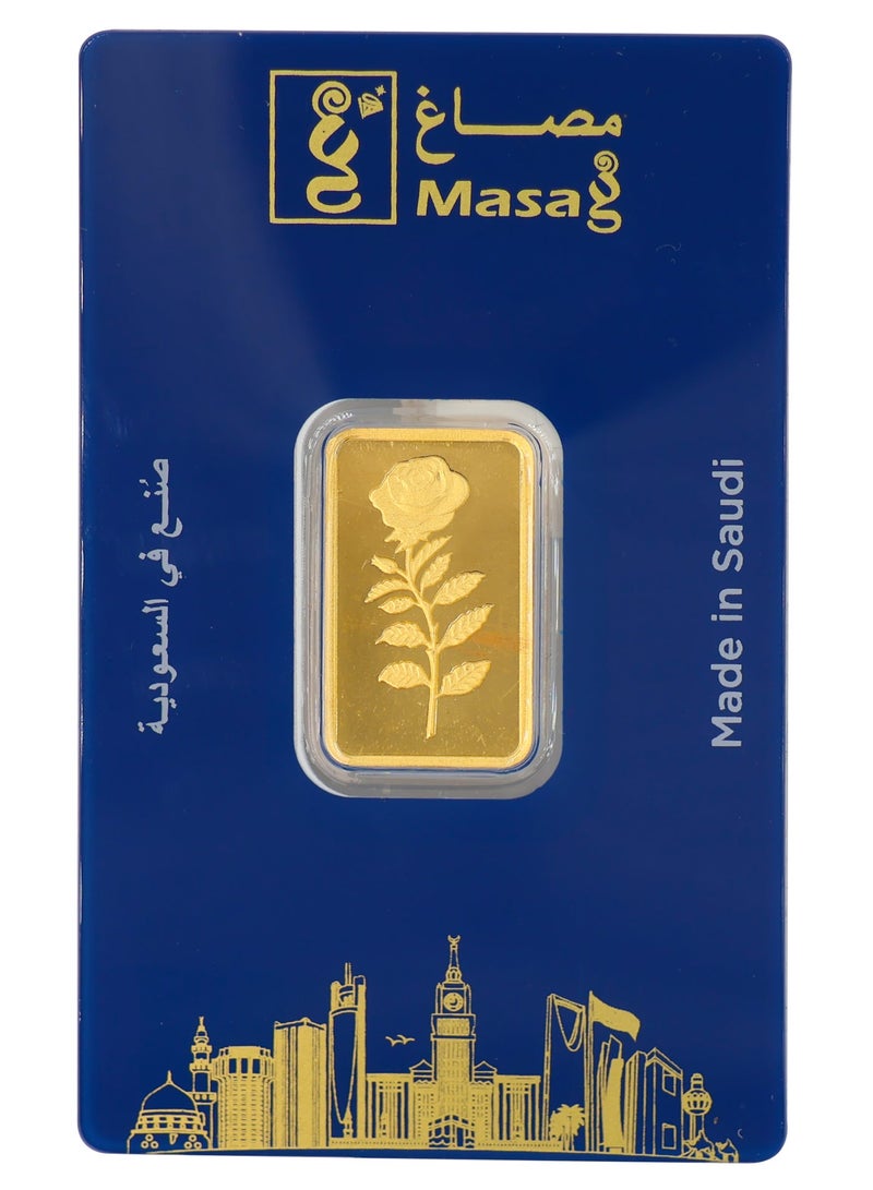 مصاغ سبيكة ذهب عيار 24 وزن 10 غرام - Image 1